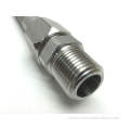 R14 stainless steel wire braided hydraulic hose assembly